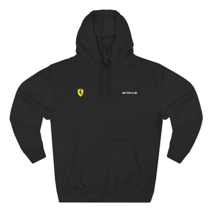 Three-Panel Fleece Hoodie