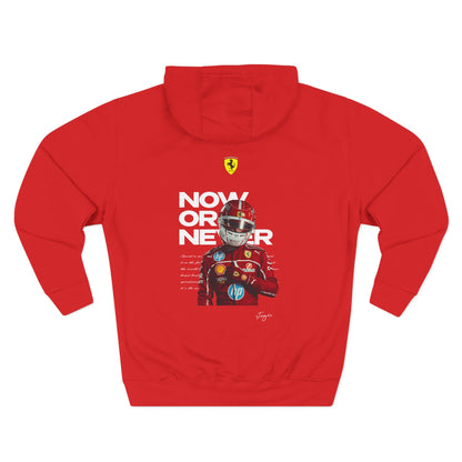 Three-Panel Fleece Hoodie
