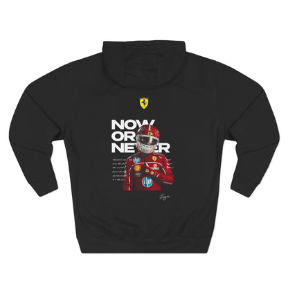 Three-Panel Fleece Hoodie