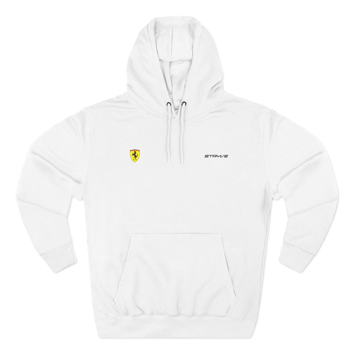 Three-Panel Fleece Hoodie